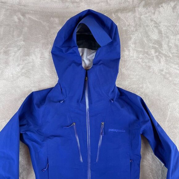 Patagonia Triolet G. Tex Jacket Women XXS Cobalt Blue DWR Full Zip NWT $449 - Picture 3 of 16